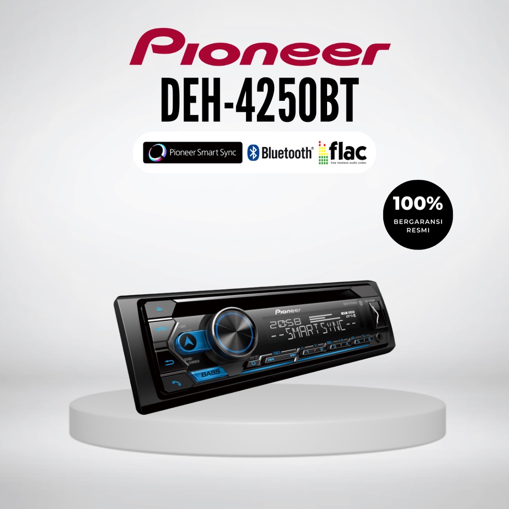 Jual SINGLE DIN PIONEER DEH-S4250BT BLUETOOTH HEAD UNIT | Shopee Indonesia