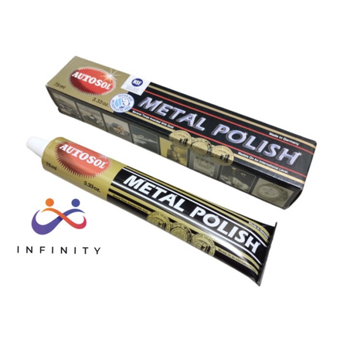 Jual Pol Autosol Metal Polish Pembersih Pengkilap Poles Logam 75Ml 100 ...