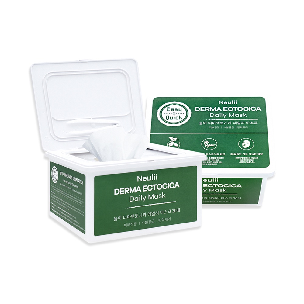 Jual Neulii DERMA ECTOCICA Daily Mask 30 Sheet | Shopee Indonesia
