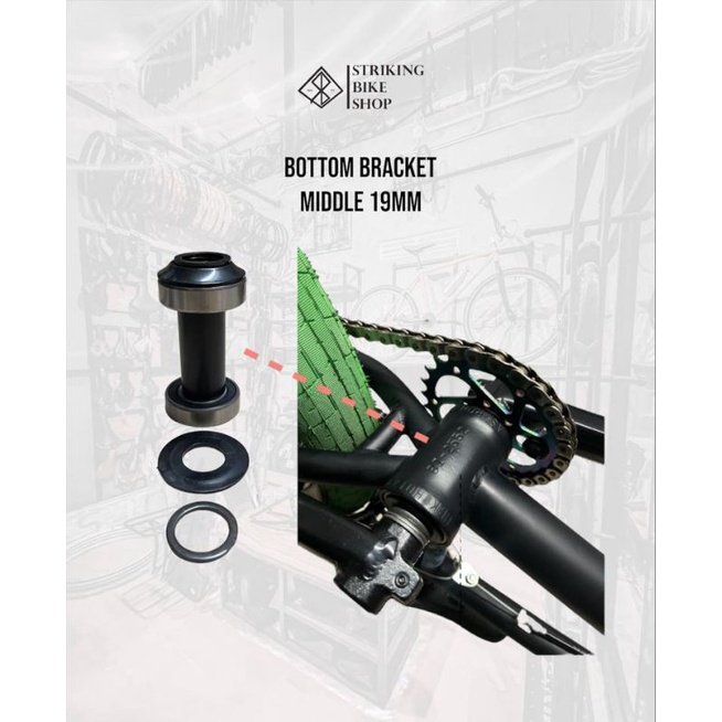 Jual BOTTOM BRACKET SET MIDDLE BB MID 19MM SEPEDA BMX DJ | Shopee Indonesia