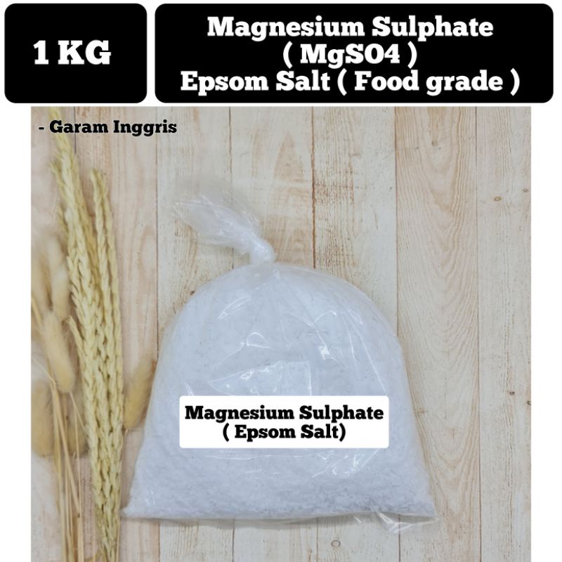 Jual Magnesium Sulphate/ MgSO4 / Epsom Salt / Bath Salt / Garam Inggris