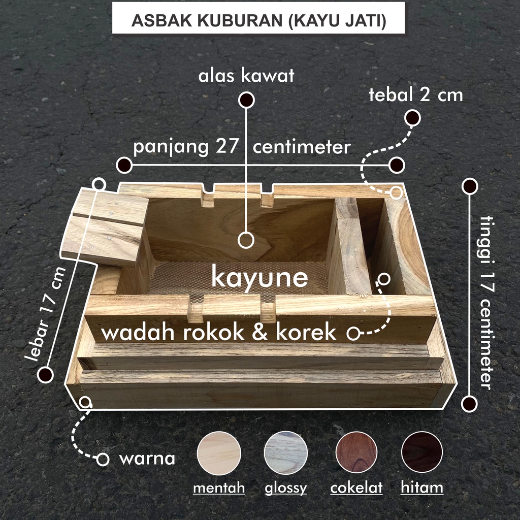 Jual A Asbak Makam Asbak Kuburan Kayu Asbak Unik Asbak Besar Asbak Kayu Jati Asbak