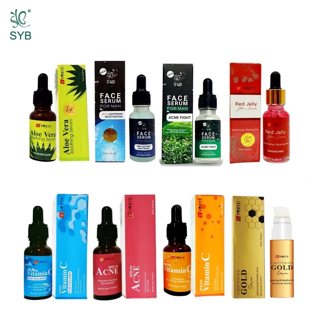 Jual SYB Forte Face Serum 20mL Peeling / Red Jelly Glow / Gold / Acne