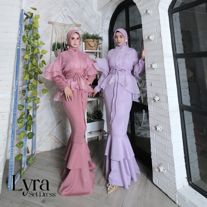 Dress duyung organza deals