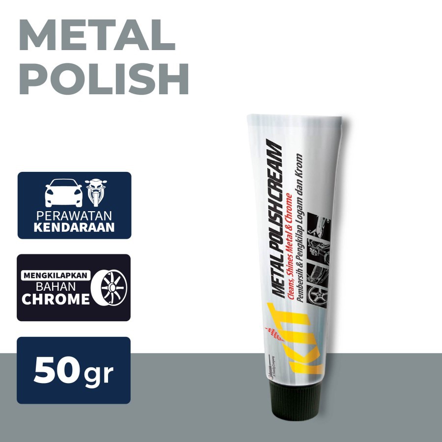 Jual Kit Metal Polish Cream 50 gr / Krim Pengkilap Logam Krom / DSM Shopee Indonesia