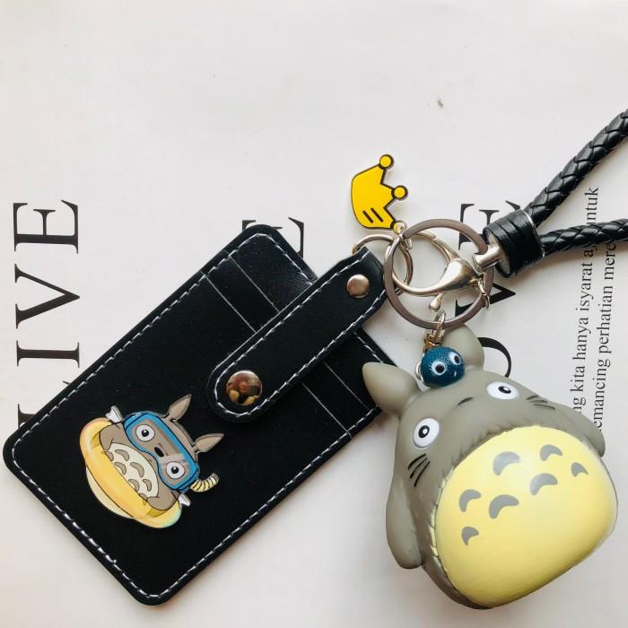 Jual ID card holder totoro/ gantungan kartu /lanyard/ name tag/tempat