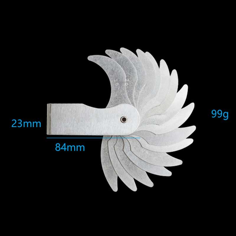 Jual Radius Gauge R25-50 Mal Radius for Machinist Die Makers | Shopee ...