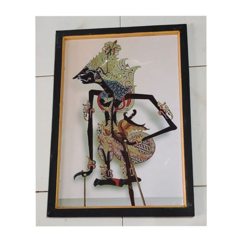 Jual Hiasan Dinding Lukisan Cetak Wayang Plus Bingkai Ukuran 65x45 Shopee Indonesia