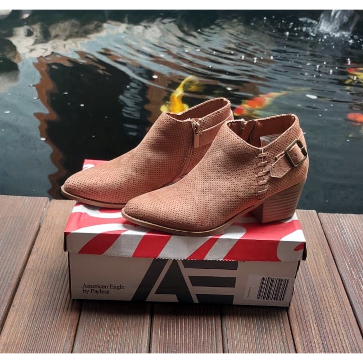 Jual PAYLESS AMERICAN EAGLE MICHALLS CAMEL SEPATU BOOTS WANITA NEW WITH BOX Shopee Indonesia