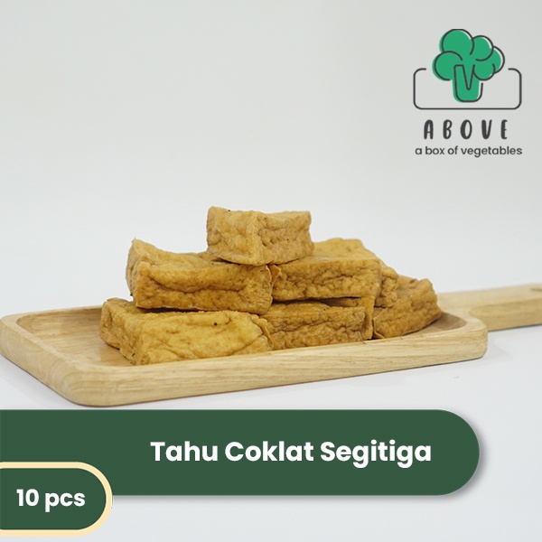 Jual Tahu Coklat Segitiga [10 Pcs Pack] Sayur Above Shopee Indonesia