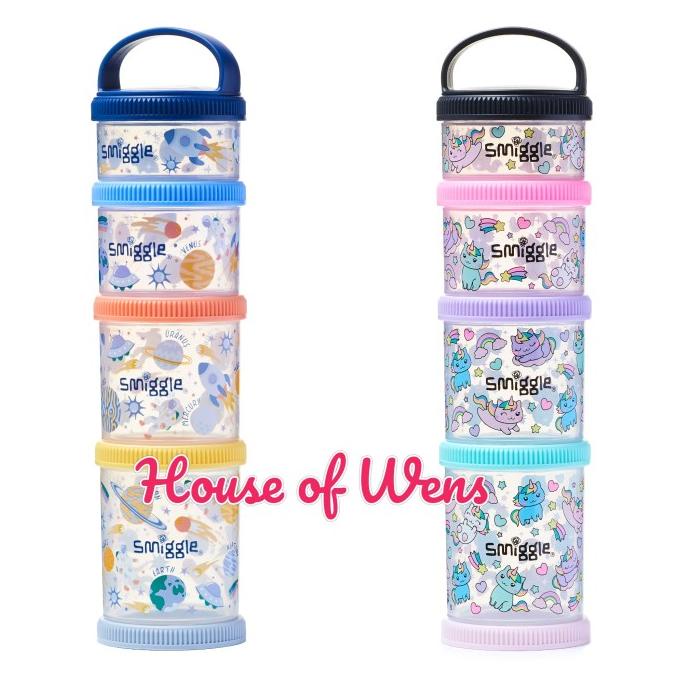 Jual SMIGGLE SKY HI STACK AND SNACK CONTAINERS ORIGINAL Shopee Indonesia