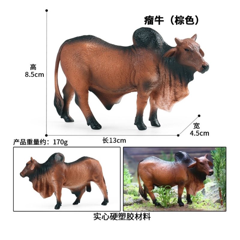 Jual Mainan sapi berpunuk miniatur sapi hewan kurban | Shopee Indonesia