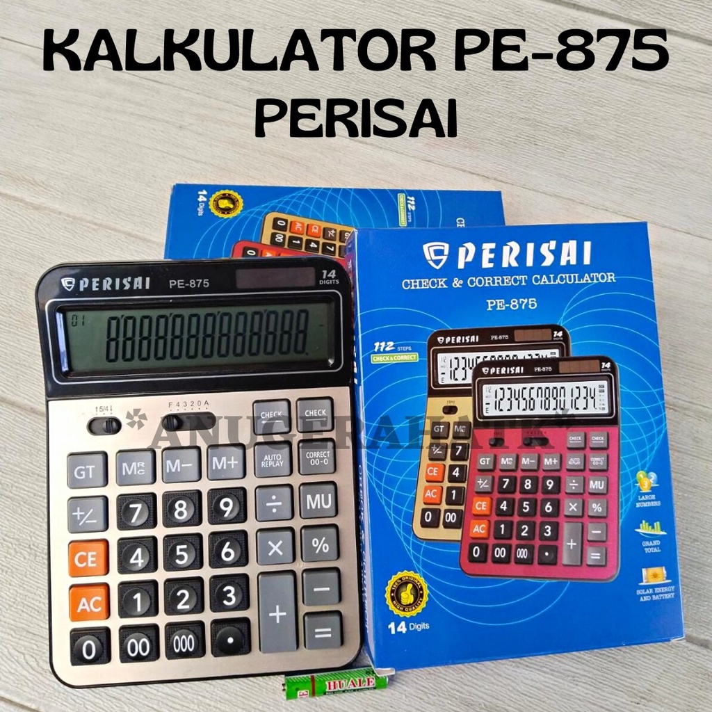 Jual Kalkulator Jumbo PERISAI Calculator PE-875 | Shopee Indonesia