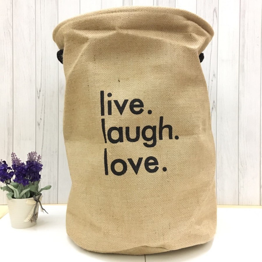 Laundry Bag, Laundry Basket - Live Laugh Love