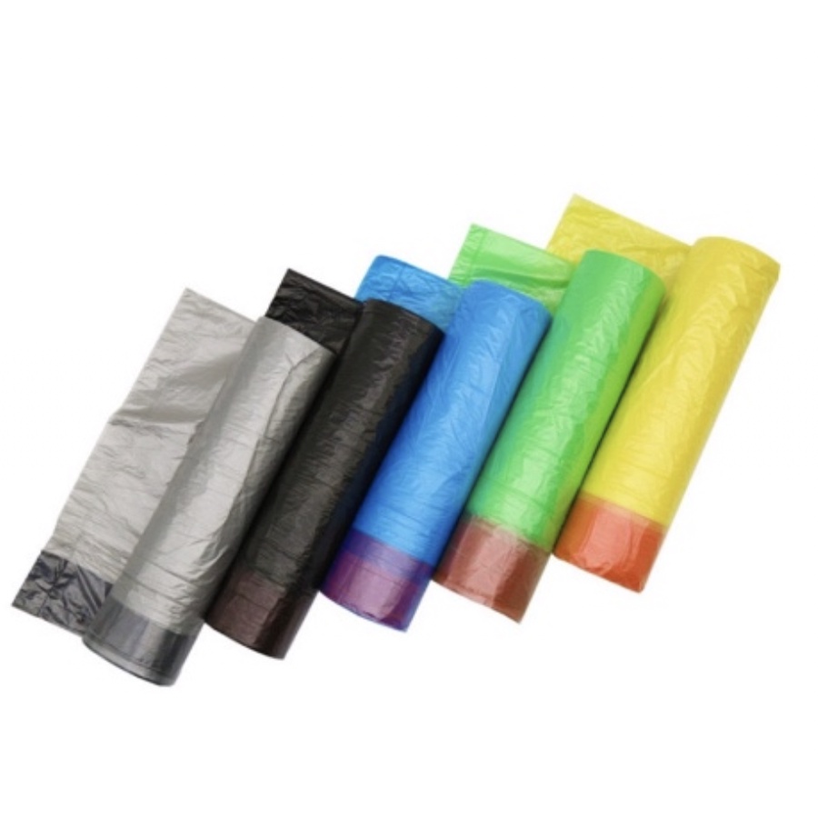 Jual Kantong Sampah Per Roll Isi 15 Lembar Plastik Sampah Jumbo 45x50cm Kantong Sampah Dengan 1644