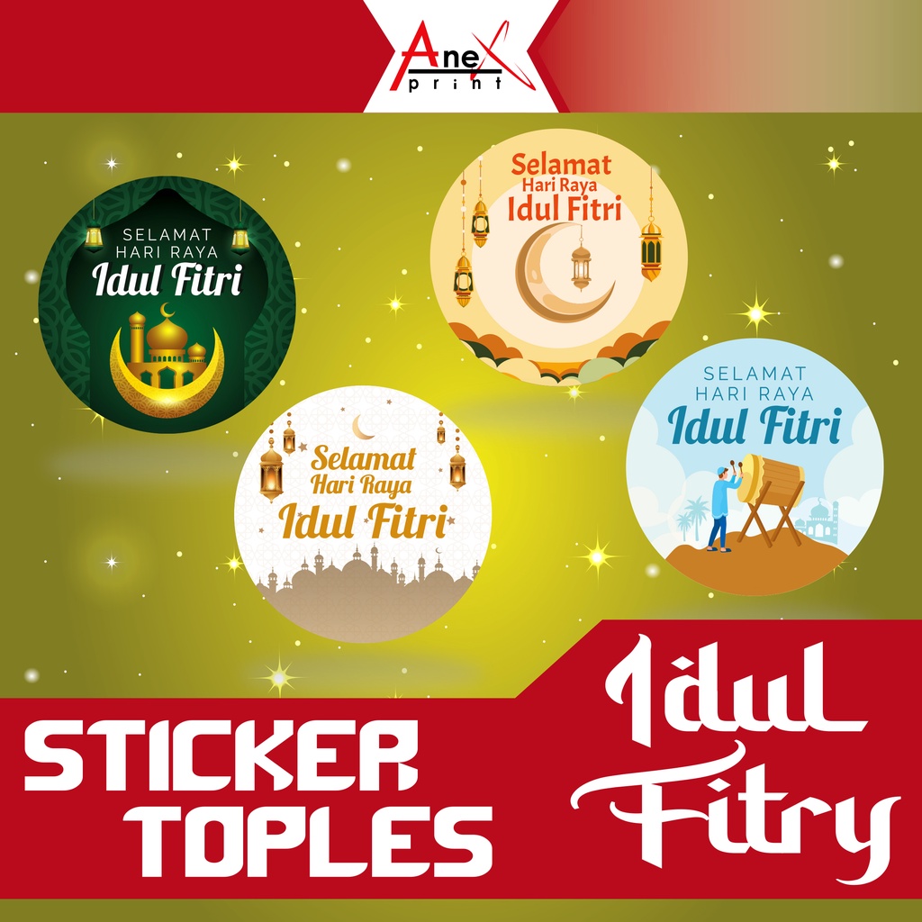 Jual Stiker Toples Lebaran Idul Fitri Stiker Lebaran Idul Fitri