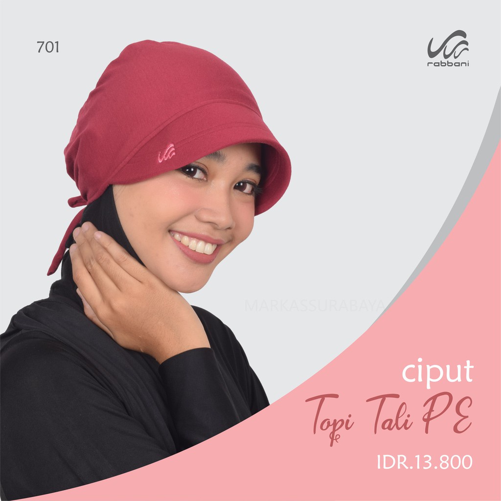 Jual Ciput Rabbani Topi Pet Original, Daleman Jilbab Rabanni Tali Bahan ...