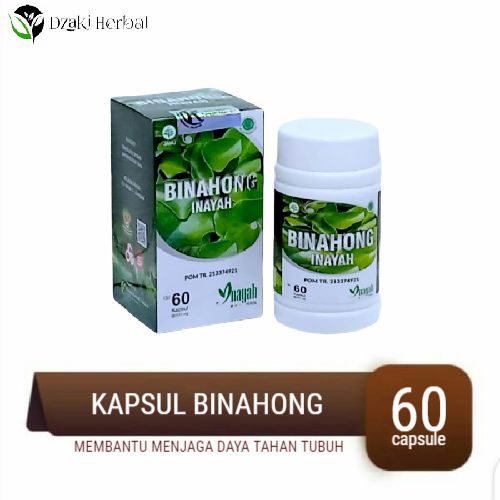 Jual Kapsul Daun Binahong Inayah Original Bpom 60 Kapsul Shopee Indonesia