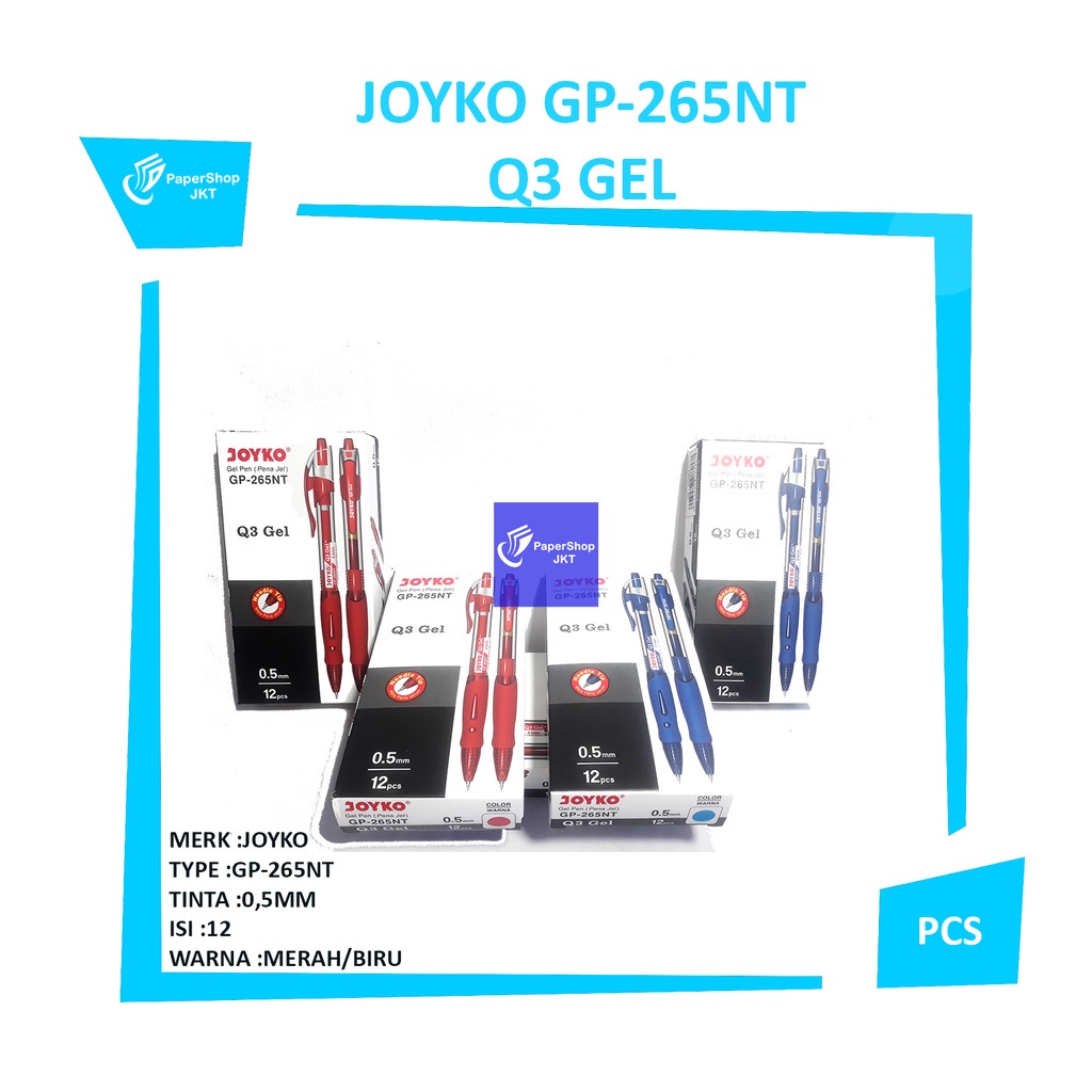 Jual Joyko Pulpen Gel Pen Gp Nt Q Gel Pcs Shopee Indonesia