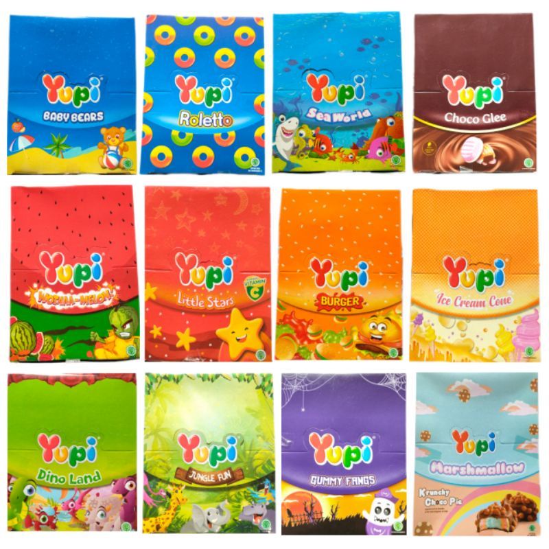 Jual PERMEN YUPI/YUPI BOX/YUPI KARAKTER/YUPI BUAH | Shopee Indonesia