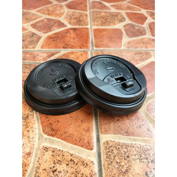 Jual TUTUP PAPER CUP 8OZ HITAM (ISI 50 PCS) | Shopee Indonesia