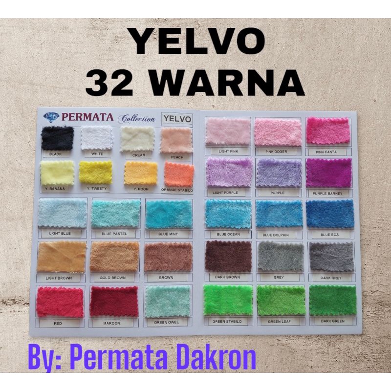 Jual Kain Yelvo Lembut dan Halus ukuran 100 x 160 cm | Shopee Indonesia