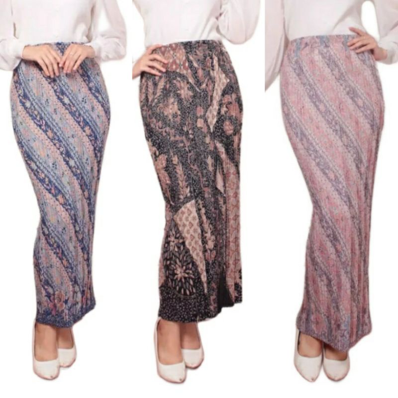 Jual Rok Plisket Motif Bawahan Kebaya Rok Batik Rok Kebaya Rok Rempel Rok Span Bawahan 6949