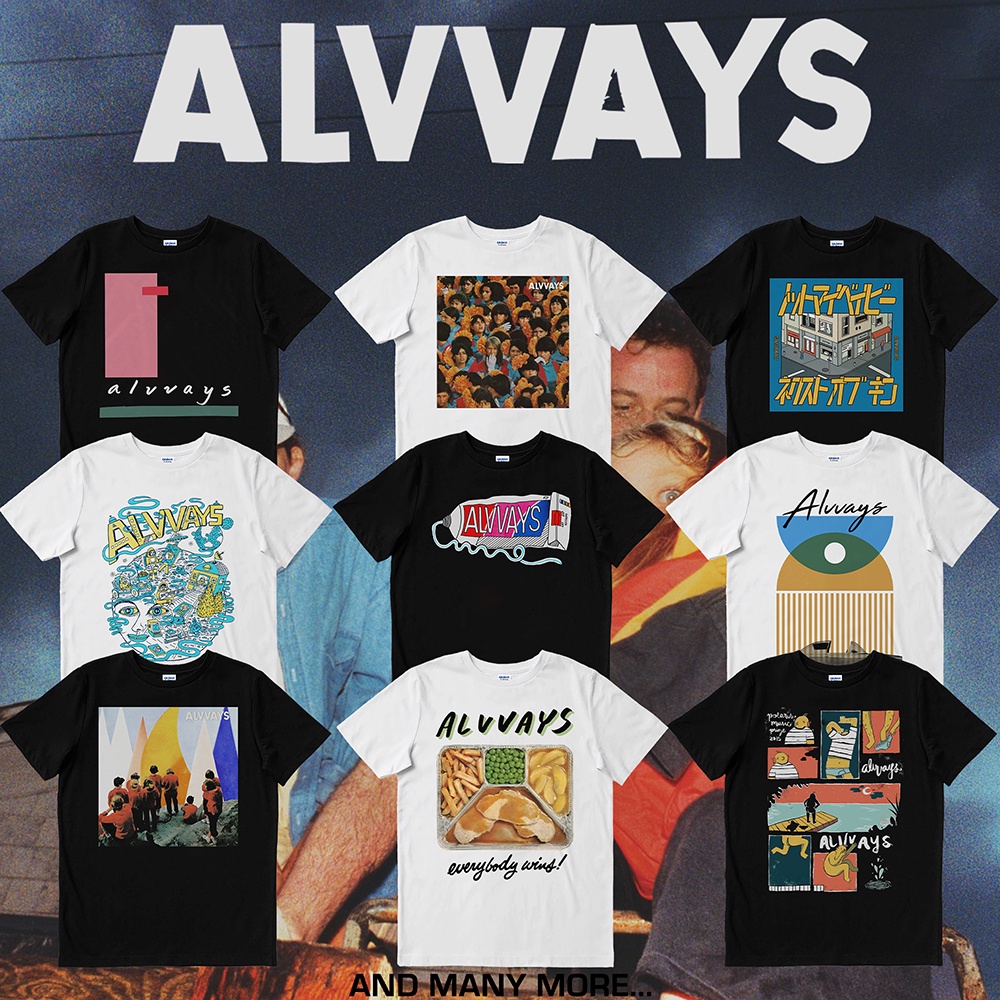 Jual ALVVAYS TSHIRT BAND INDIE POP MERCHANDISE Shopee Indonesia