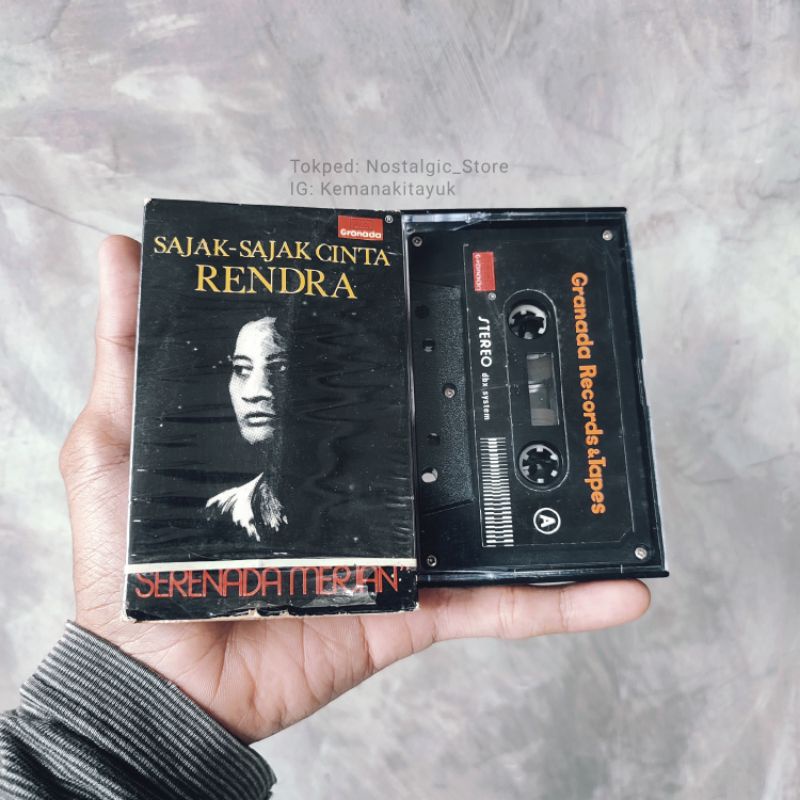 Jual Kaset Pita WS Rendra Sajak sajak cinta | Shopee Indonesia