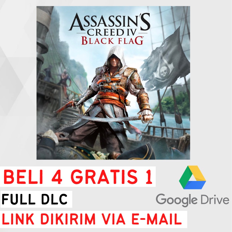 Jual ASSASSIN S CREED 4 BLACK FLAG JACKDAW EDITION GAME PC GAME 