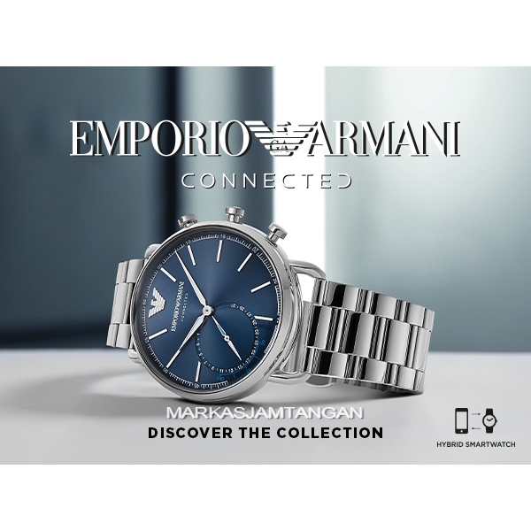 Jual Jam Tangan Pria Emporio Armani Connected Hybrid Smartwatch