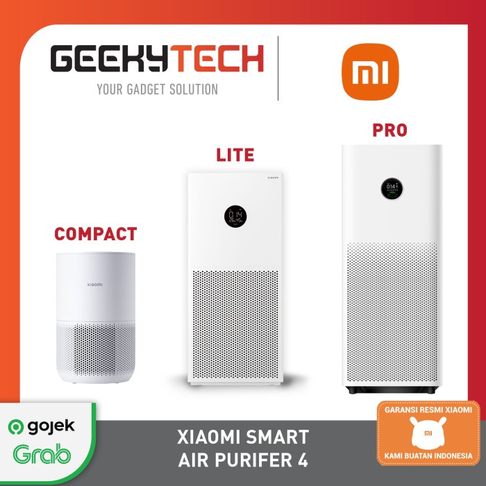 Jual Purifier Xiaomi Mi Smart Air Purifier 4 / 4 Lite / 4 Pro - Garansi ...