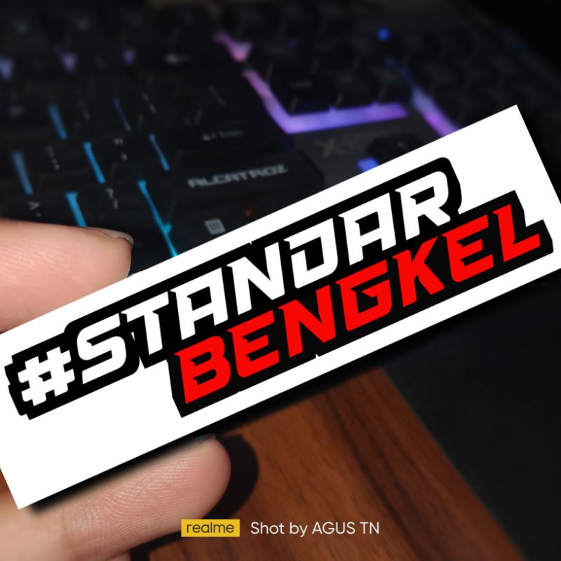 Jual Stiker Standar Bengkel Sticker Standar Bengkel Sticker Cutting