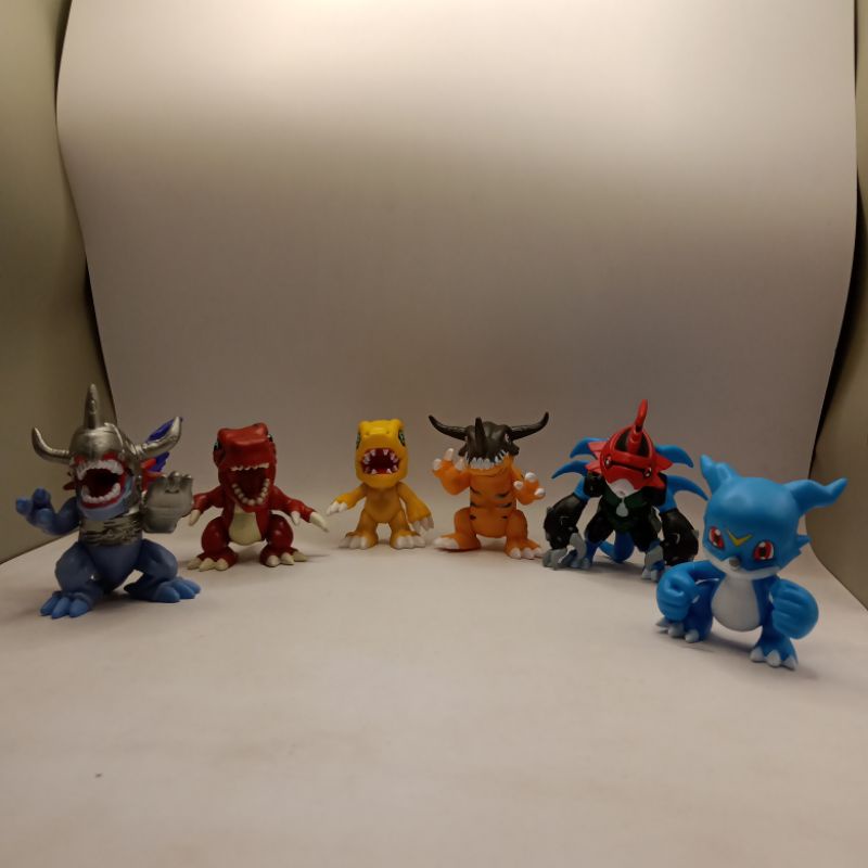 Jual Mainan Anak Action Figure Anime Digimon Agumon Greymon Omegamon 6 ...
