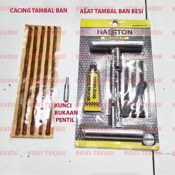 Jual Alat Tambal Ban Besi Kunci Buka Pentil Ban Cacing Tambal