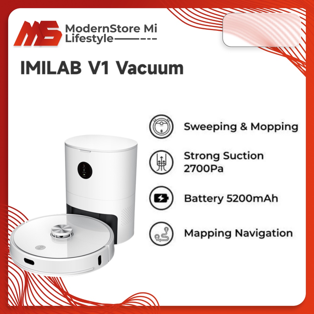 Jual IMILAB Robot Vacuum V1 Global Version Shopee Indonesia
