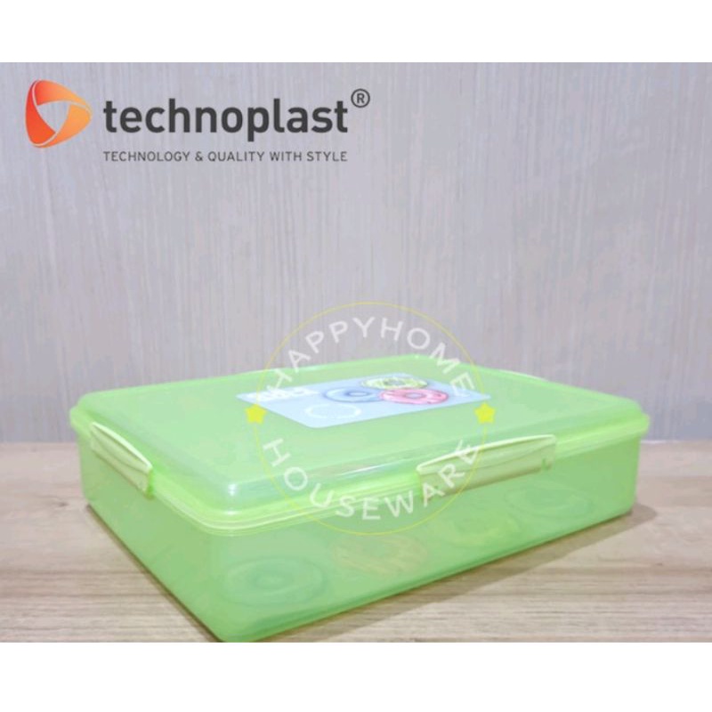 Jual Technoplast Gula Gula Big Box Food Container|Tempat Kue Serbaguna ...