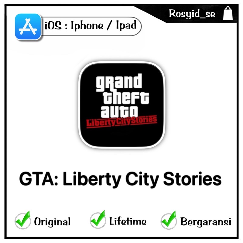 Jual GTA : Liberty City Stories - IOS (ORIGINAL) | Shopee Indonesia