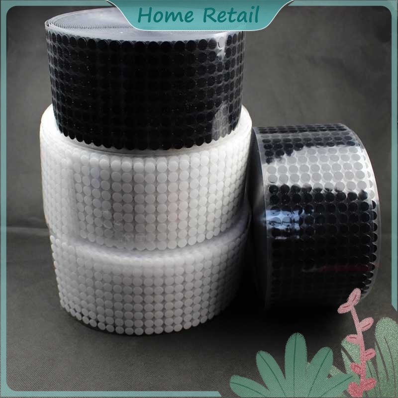 Jual NIKTO Tape Lakban Dot Velcro Hook & Loop Magic Sticker 450 Pairs