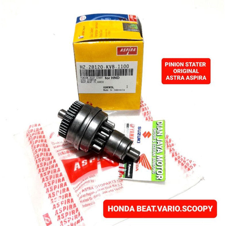Jual GIGI PINION STATER HONDA BEAT BEAT FI VARIO SCOOPY H228120KVB