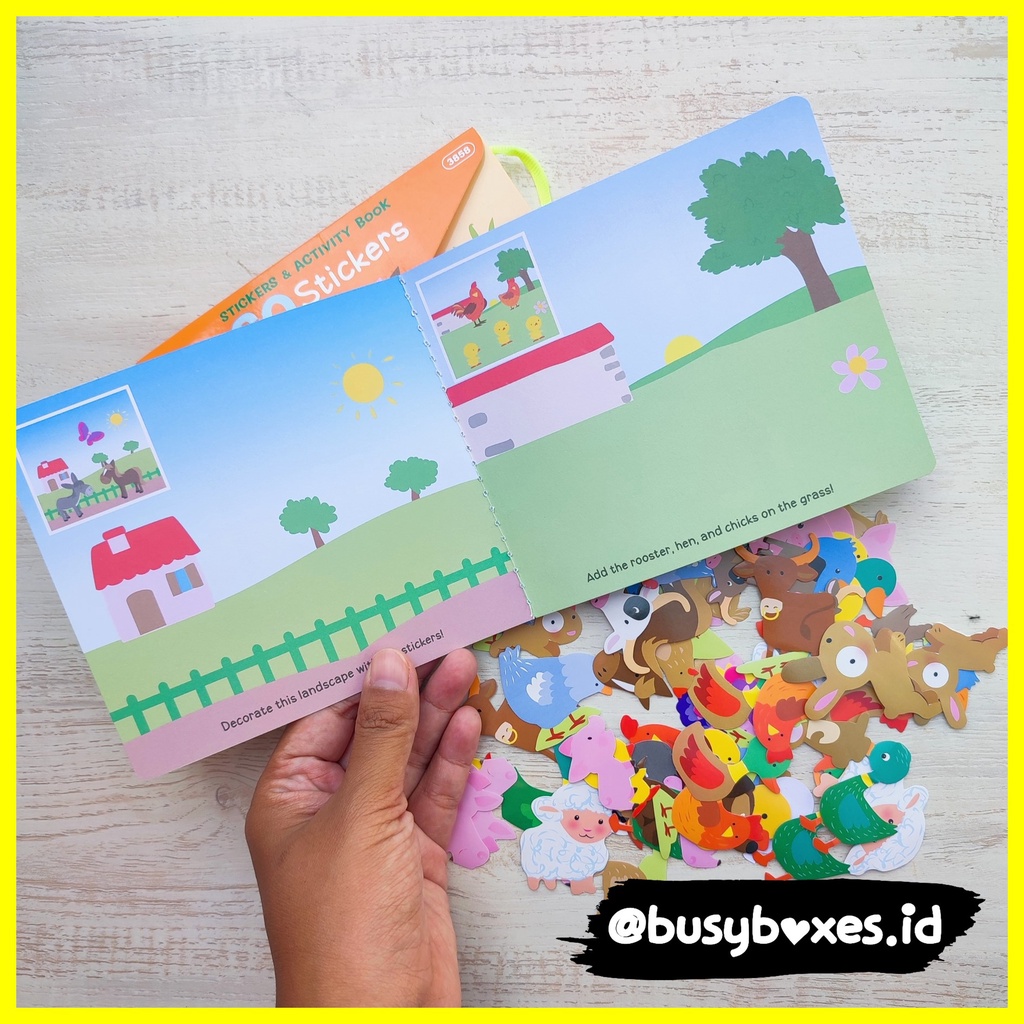 Jual Busyboxes.id Mainan anak edukasi anak menempel tempel sticker ...