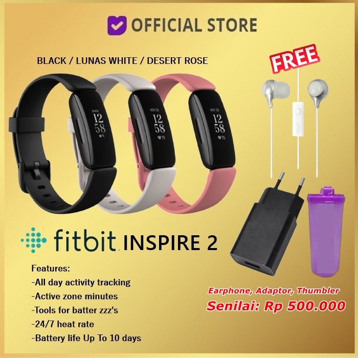 Fitness Tracker Fitbit Inspire Discount Jual Jam Watch Fitbit