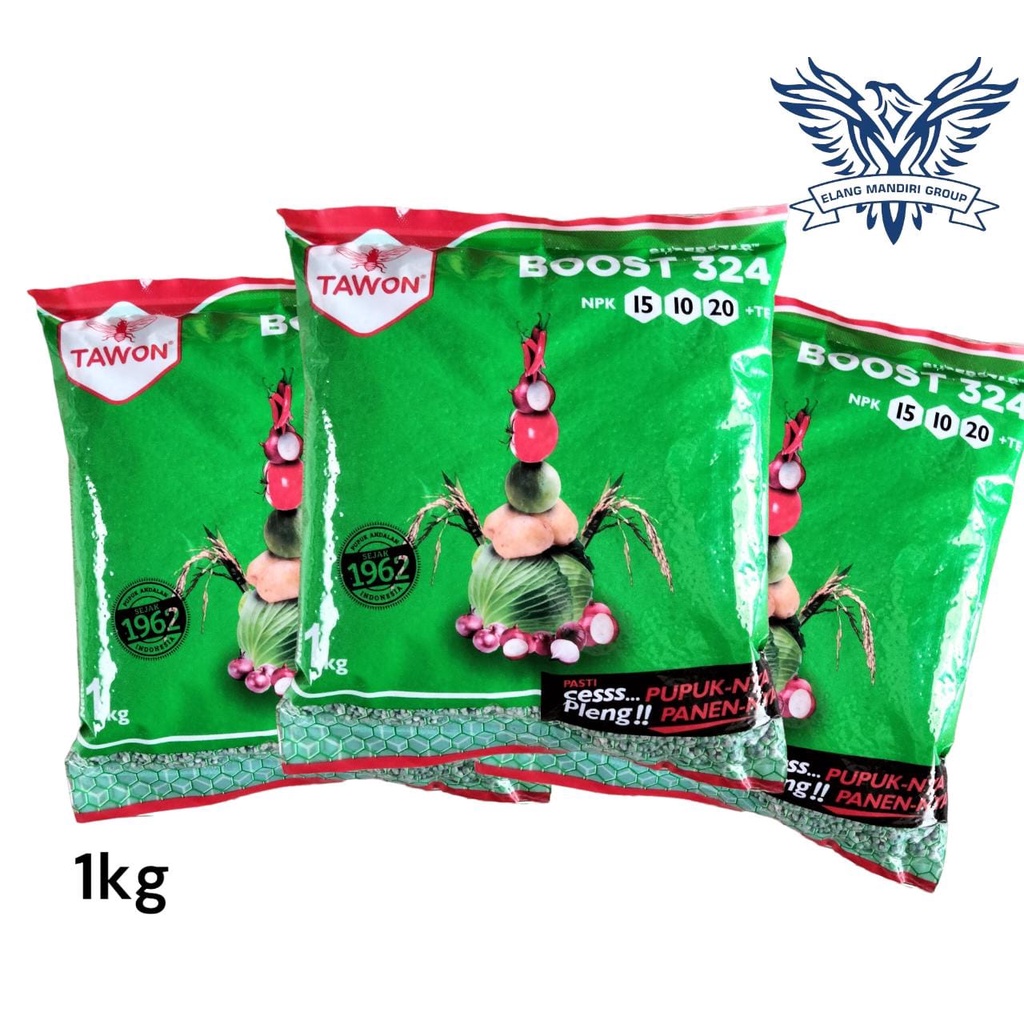 Jual NPK 15-10-20 + TE BOOST 324 1KG Tawon, Pupuk Untuk Pembuahan ...