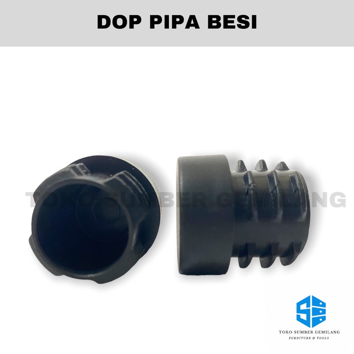 Jual Dop Pipa Besi / Dop Pipa / Alas Kaki Kursi / Dop 1 Inch 10 mm ...