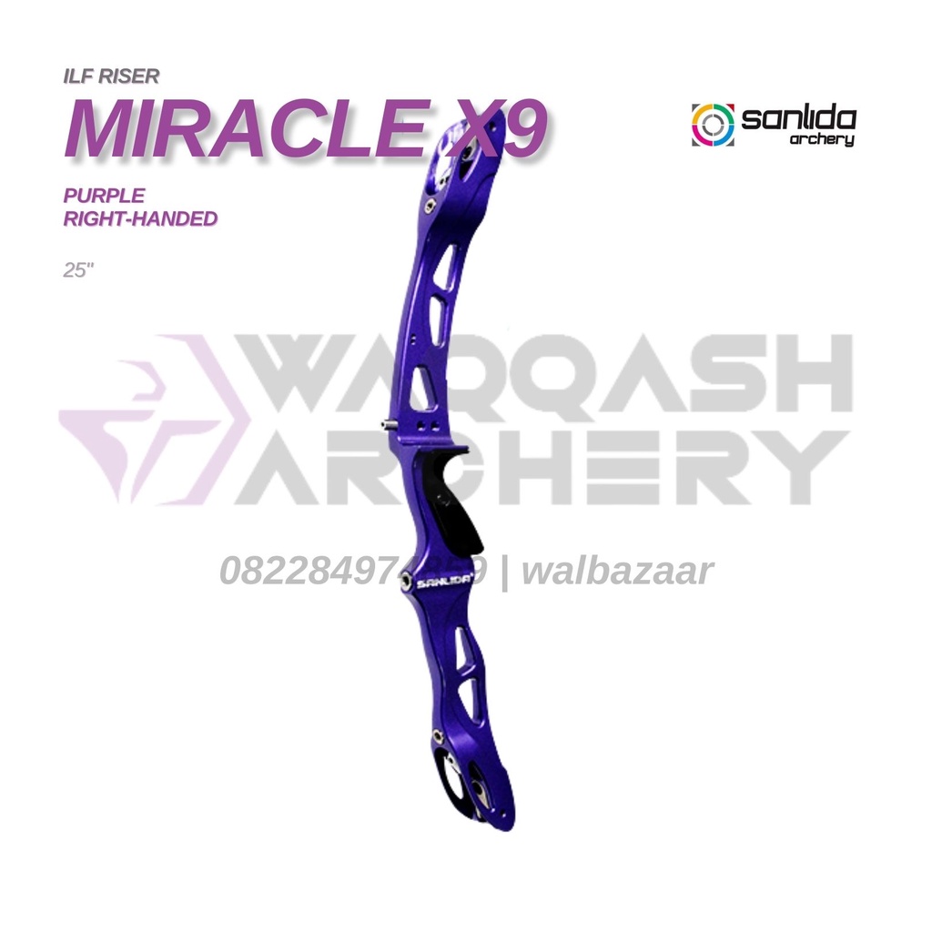 Jual Sanlida Miracle X9 Ilf Riser Recurve Bow Original Shopee Indonesia 8424