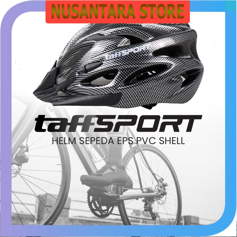 Jual Nusantara Store Taffsport Helm Sepeda Bicycle Road Bike Helmet