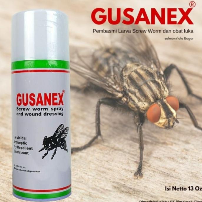 Jual Gusanex Gusanek Obat Semprot Spray Luka Luar Anti Parasit Dan