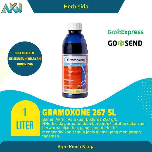 Jual Obat Rumput Herbisida Pembasmi Gulma Gramoxone 276 Sl 1 Liter