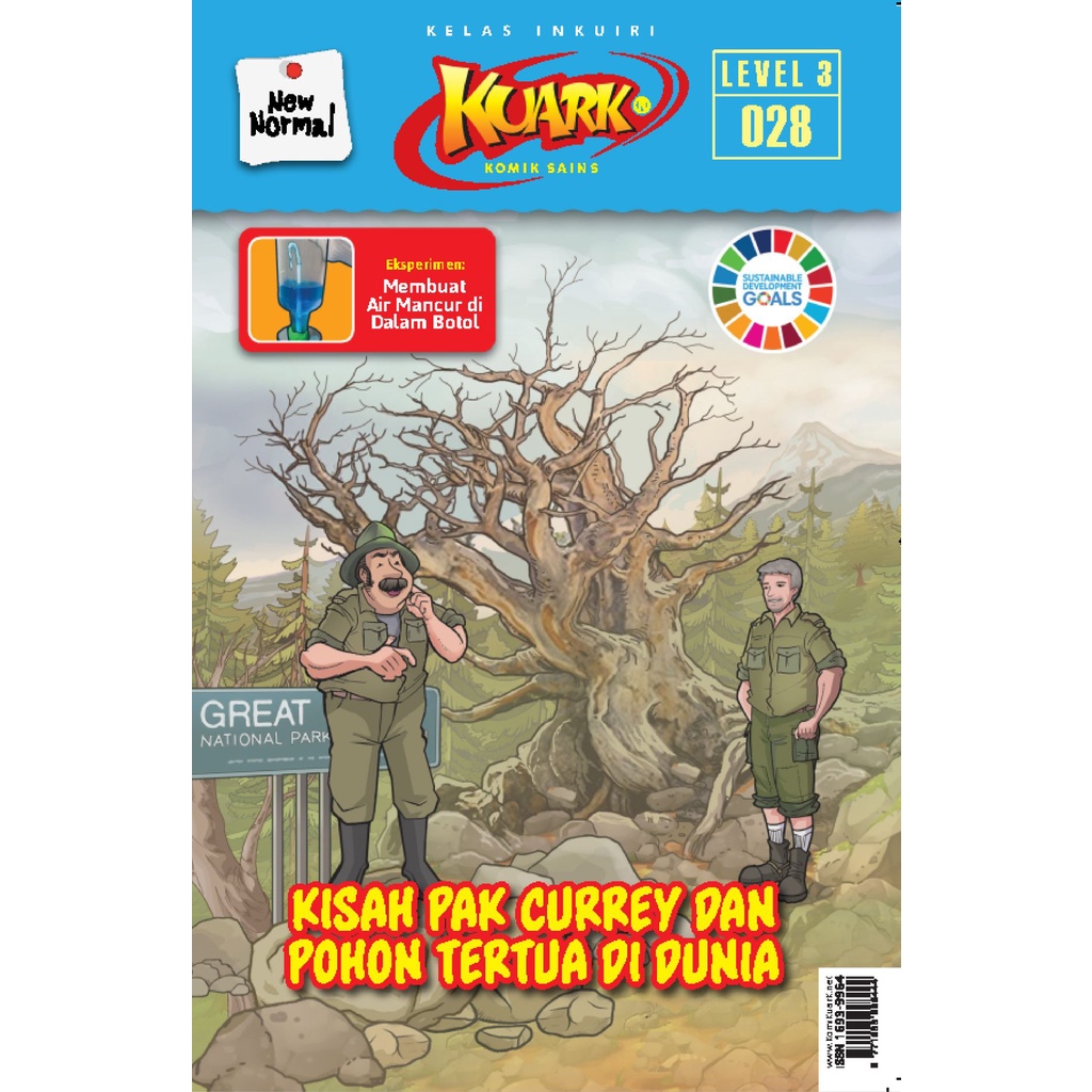 Jual Kuark Komik Sains Level Iii Nomor New Normal Materi Osk Shopee Indonesia