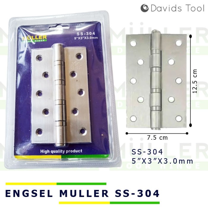 Jual YI687 Engsel Pintu Rumah Jendela Esel Ensel Kayu Kamar Mandi Tebal ...
